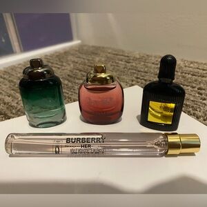 Burberry Her + mini sample bottles